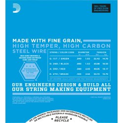 D'Addario EXL190, Custom Light 040 - 100
